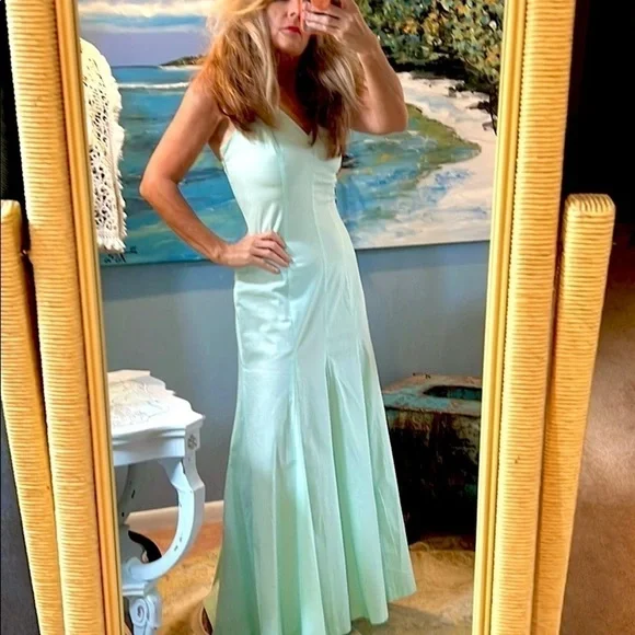 🍈Renato Nucci Paris, Stunning Corseted Back Maxi Dress,Amazing Full Bottom, 6 - Picture 11 of 16